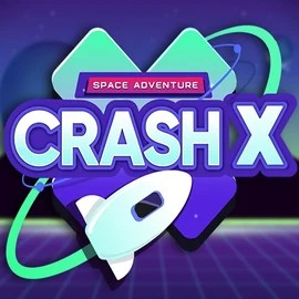 Crash X logo by Turbo Games at Lizaro Casino