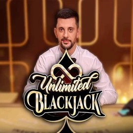 Unlimited Blackjack by Ezugi, showcased at lizarocasino.co.com – game logo